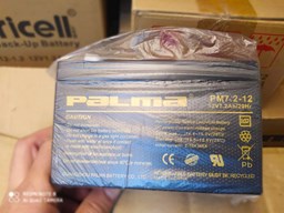 نمایش جزئیات برای باتری 12 ولت 7.2 آمپر پالما(PALMA) تصویر باتری 12 ولت 7.2 آمپر پالما(PALMA)