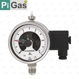 نمایش جزئیات برای گیج فشار با سوئیچ ویکا مدل PGS23.100 تصویر گیج فشار با سوئیچ ویکا مدل PGS23.100