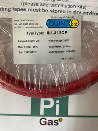 نمایش جزئیات برای کابل حرارتی (هیت تریسینگ) با توان 31 وات بر متر QUINTEX مدل ILLW312CF تصویر کابل حرارتی (هیت تریسینگ) با توان 31 وات بر متر QUINTEX مدل ILLW312CF