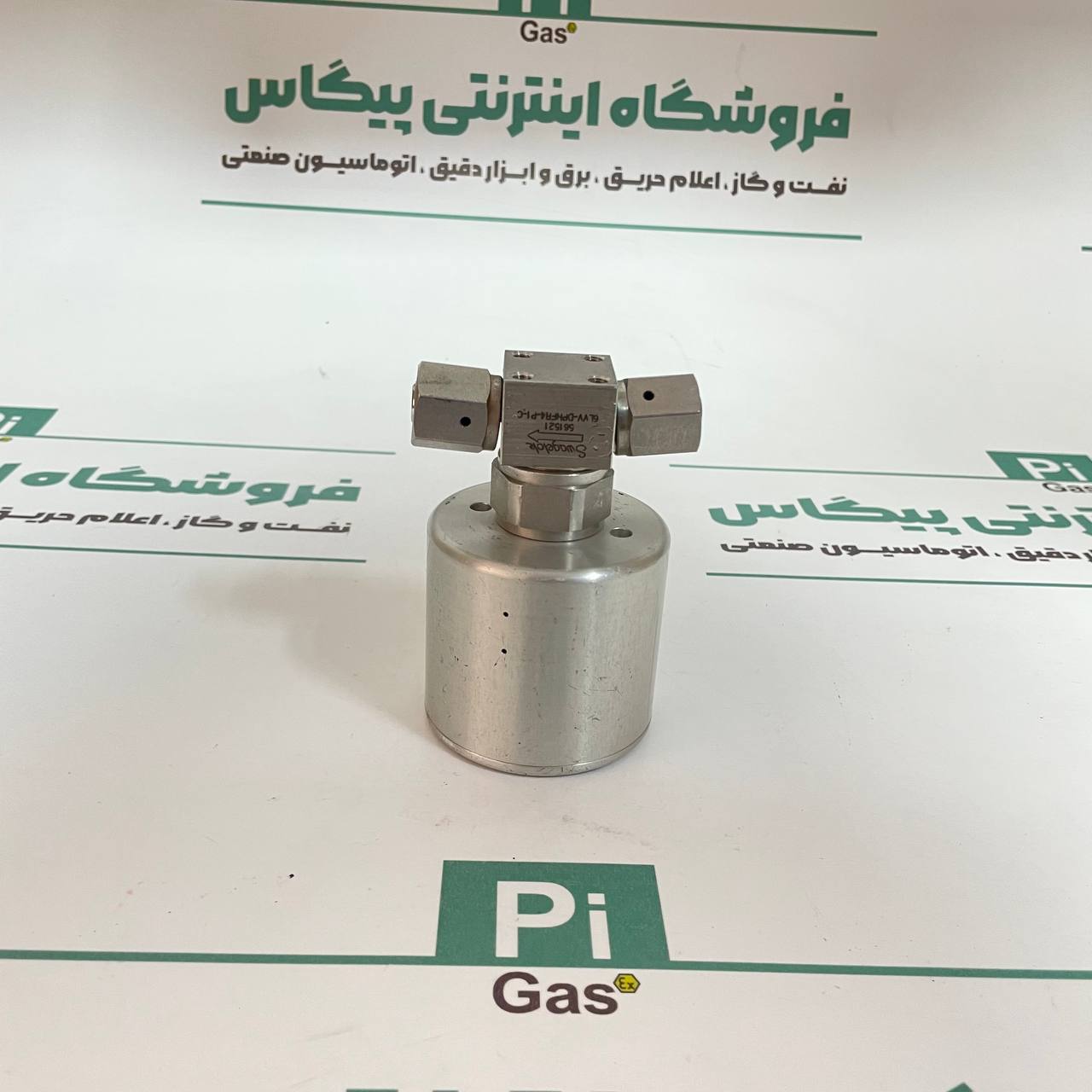 تصویر پنوماتیک ولو استیل Swagelok مدل 6LVV-DPVR4-P1-C