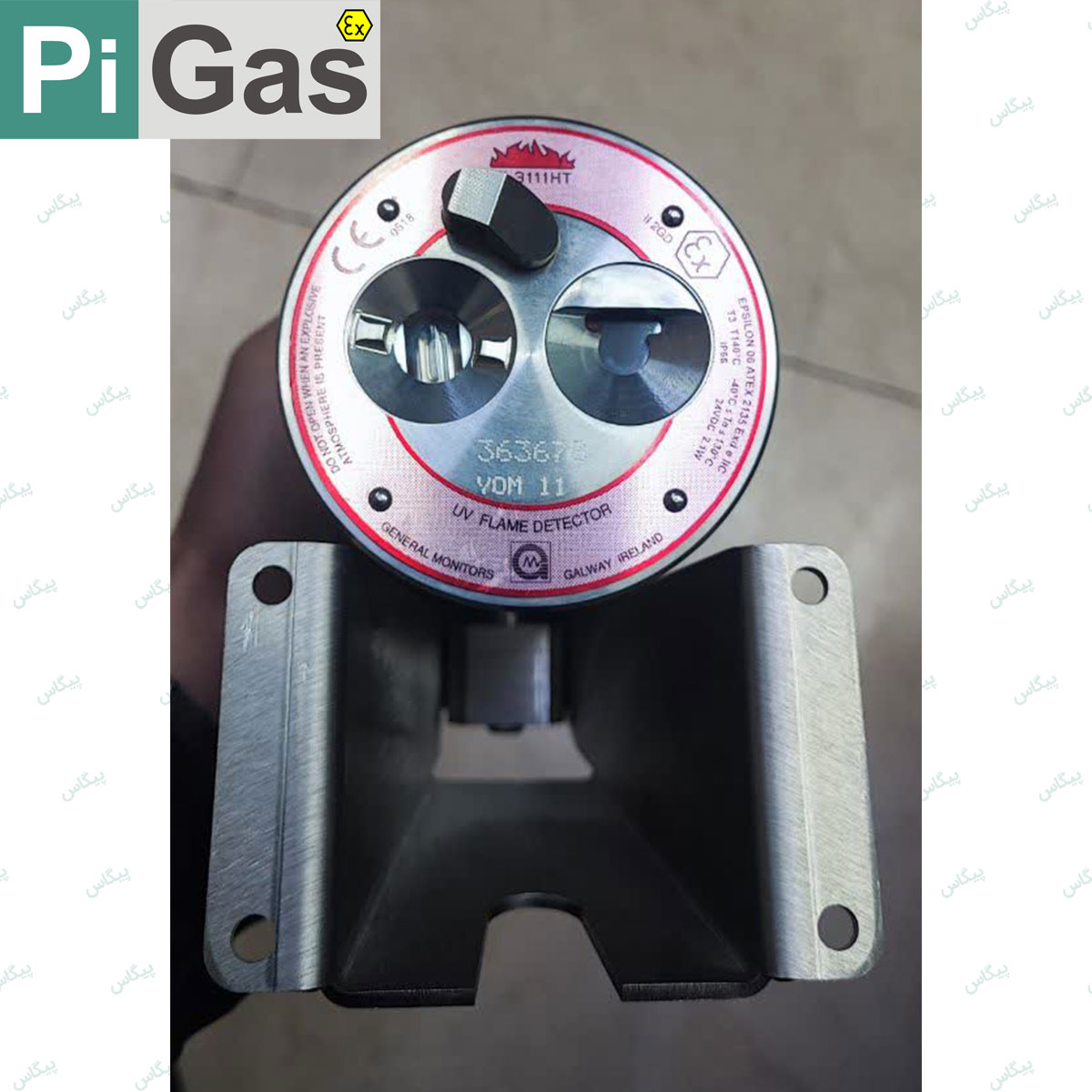 تصویر آشکارساز شعله (فلیم دتکتور)UV جنرال مانیتور مدل FL3111HT MSA